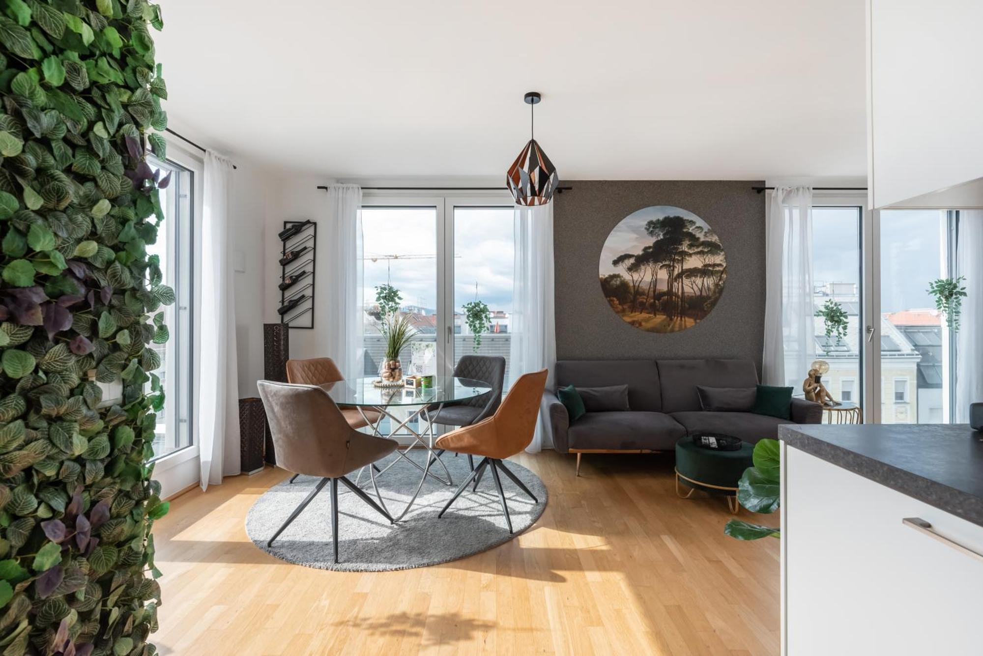 Apartment Mit Traumhafter Dachterrasse & Weitblick Wenen Buitenkant foto