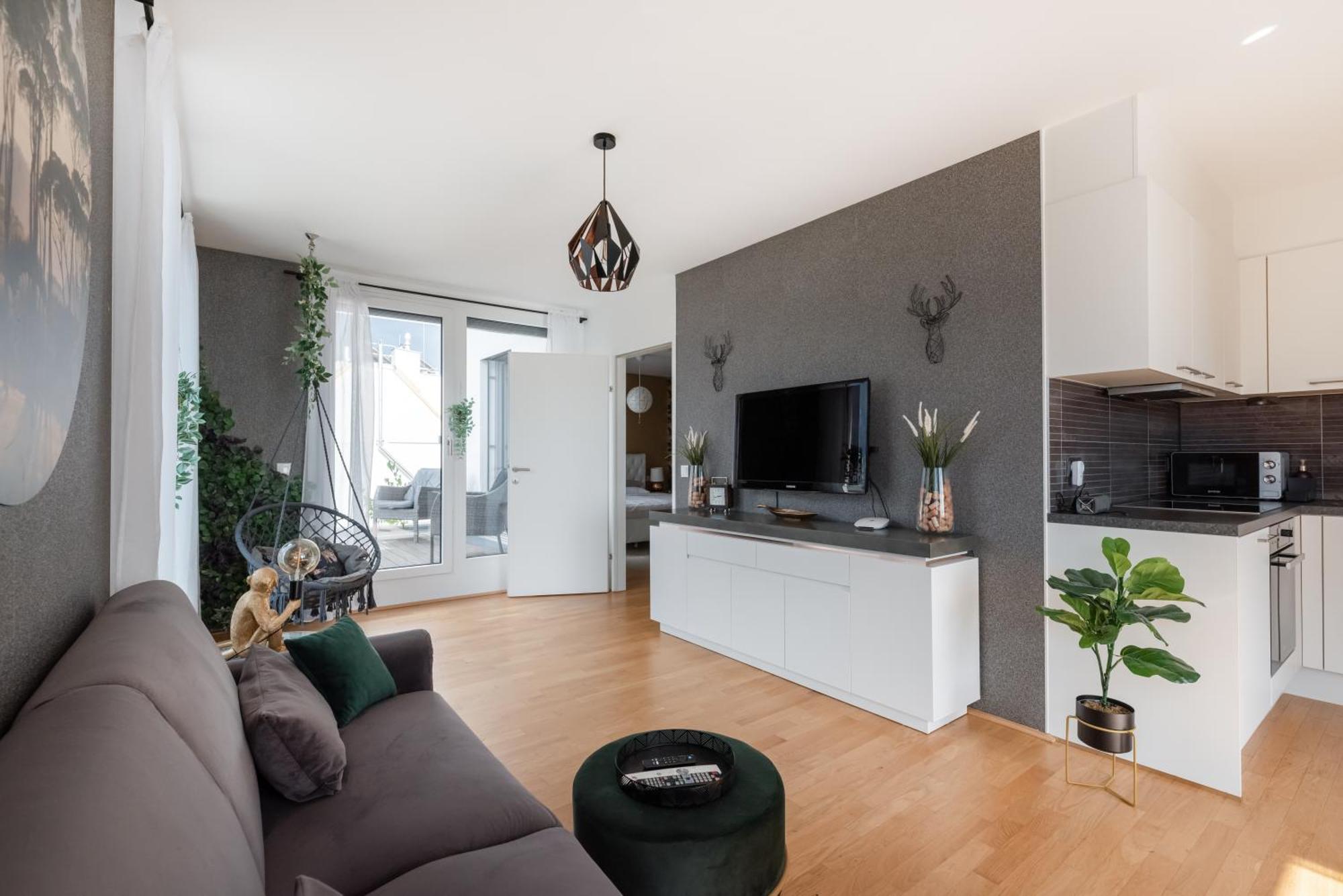 Apartment Mit Traumhafter Dachterrasse & Weitblick Wenen Buitenkant foto
