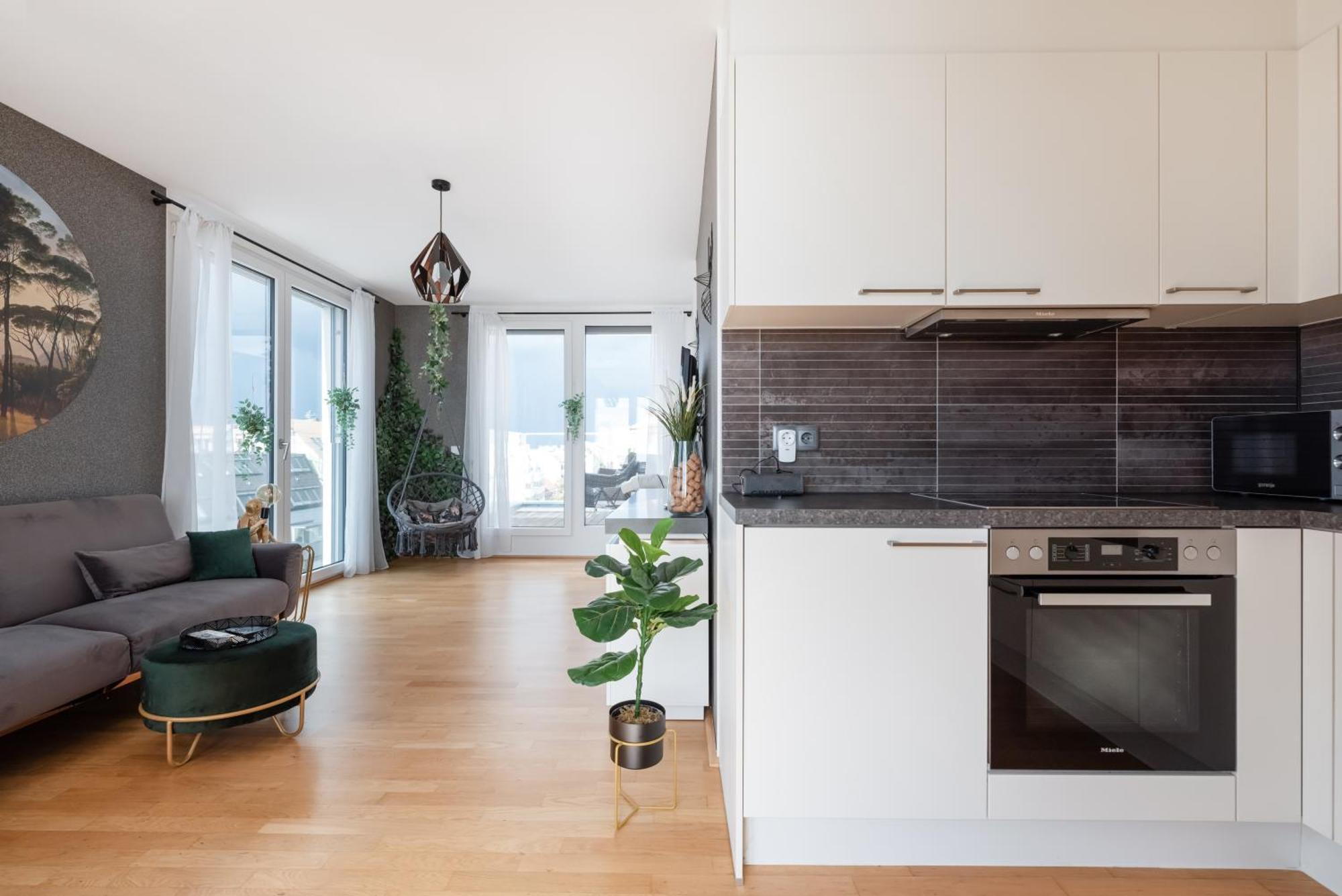 Apartment Mit Traumhafter Dachterrasse & Weitblick Wenen Buitenkant foto