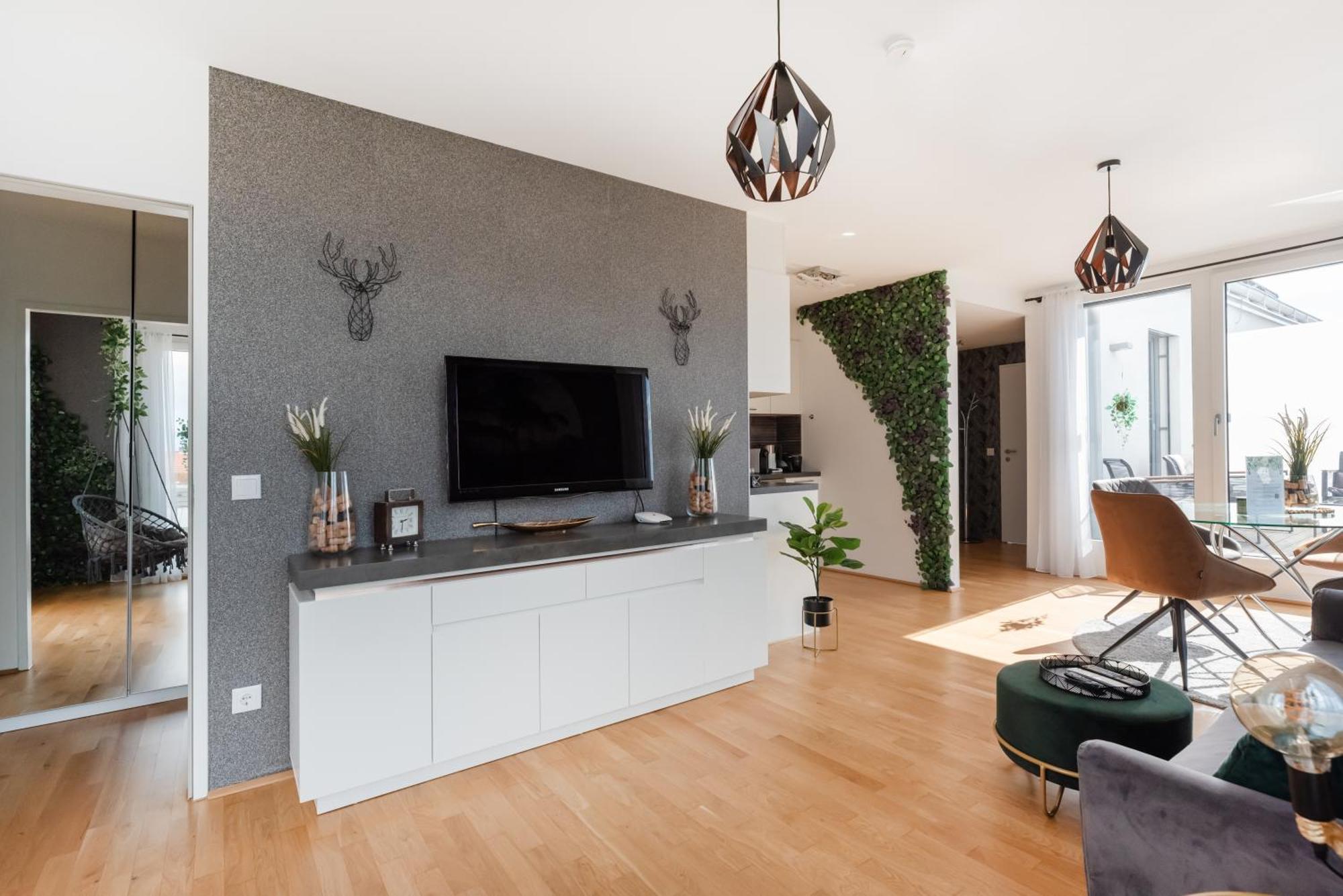 Apartment Mit Traumhafter Dachterrasse & Weitblick Wenen Buitenkant foto