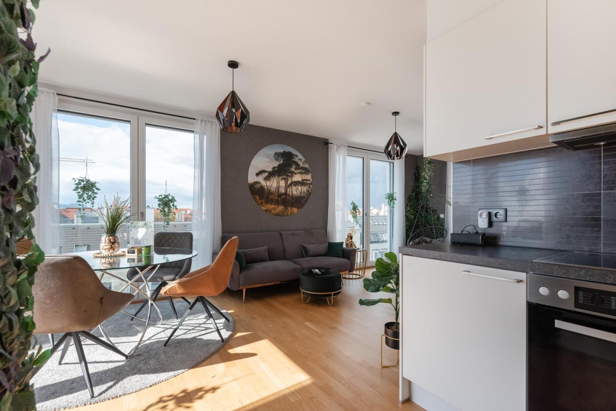 Apartment Mit Traumhafter Dachterrasse & Weitblick Wenen Buitenkant foto