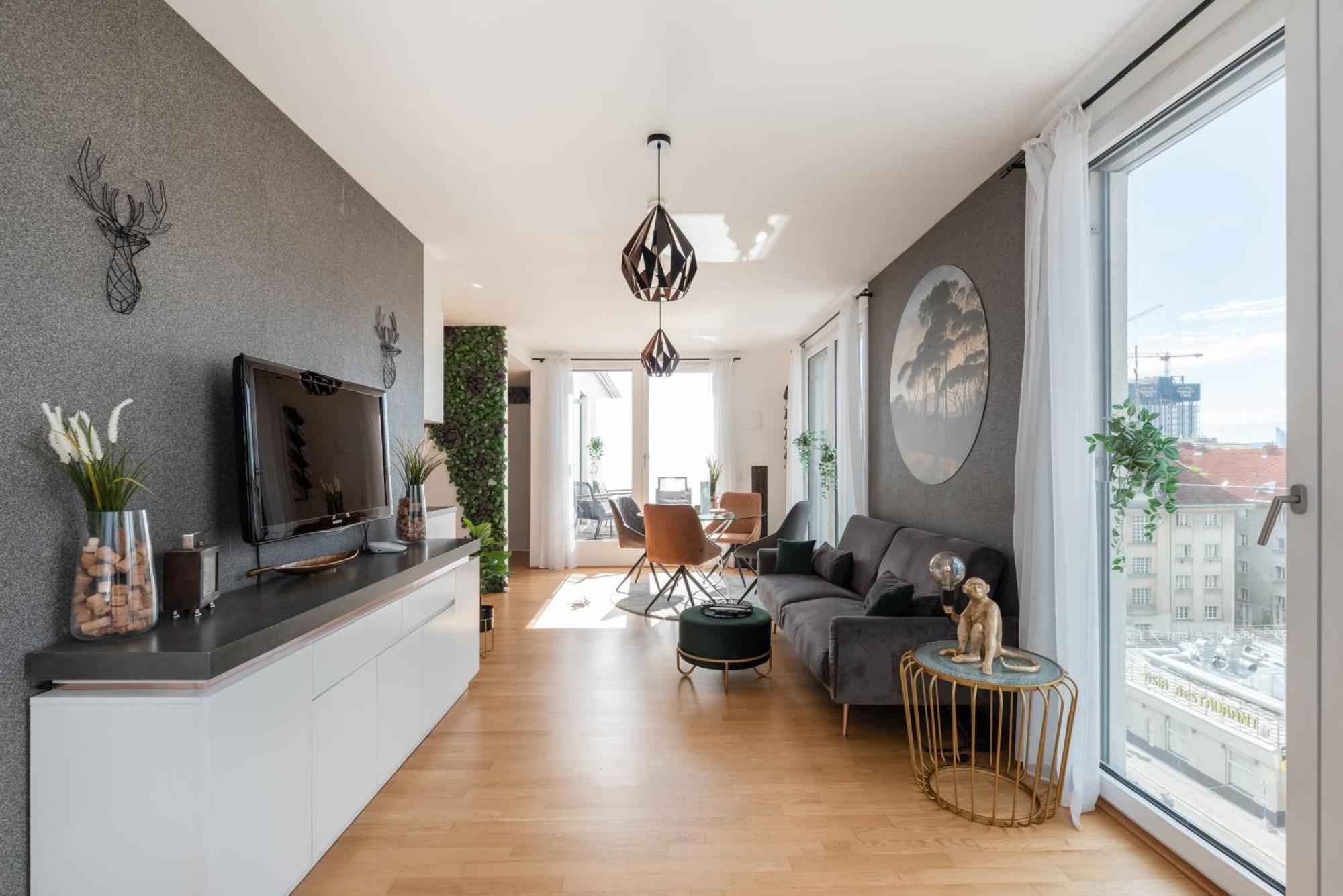 Apartment Mit Traumhafter Dachterrasse & Weitblick Wenen Buitenkant foto