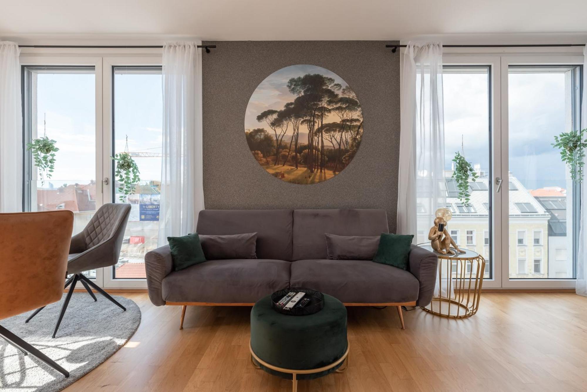 Apartment Mit Traumhafter Dachterrasse & Weitblick Wenen Buitenkant foto